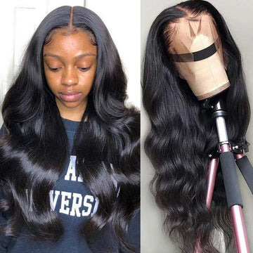 Ali Annabelle 13x6 Deep Parting Body Wave Lace Front Human Hair Wigs Can Make Ponytail